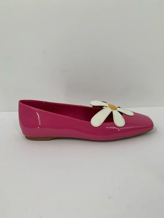 Katy Perry Evie Daisy flat shoes pink cute patent flower slip-on women new 6 - Picture 4 of 6